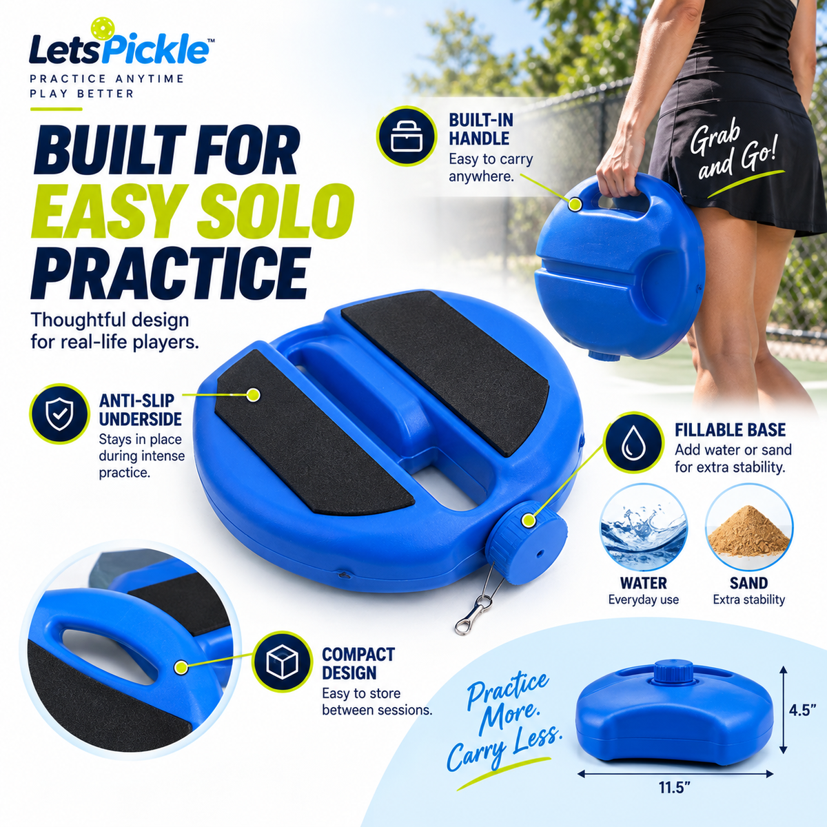 PickleBall Solo Trainer kit